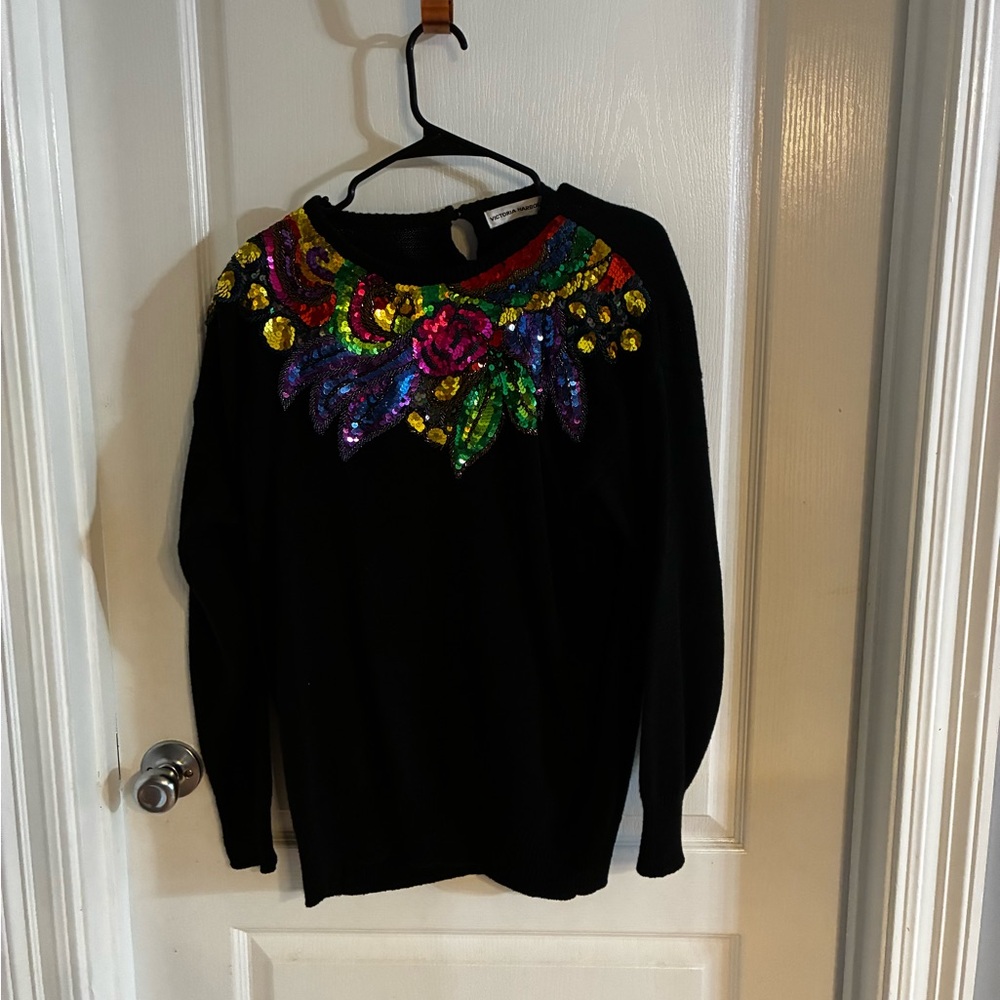 Vintage Sequin Sweater Excellent condition - Picture 2 of 6